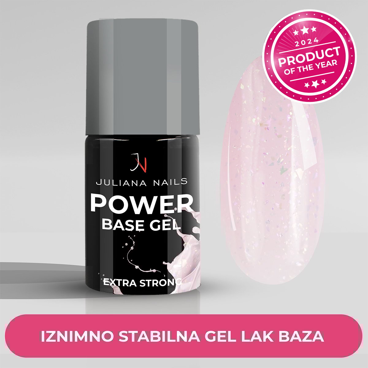 Power Base Gel Rosy Glamour