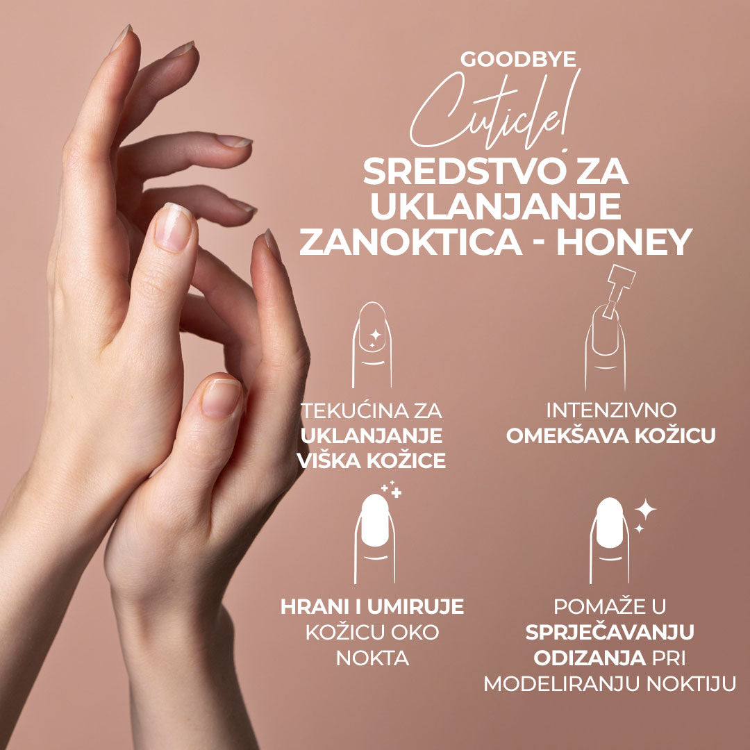 Goodbye Cuticle – Cuticle Remover – Honey 10ml