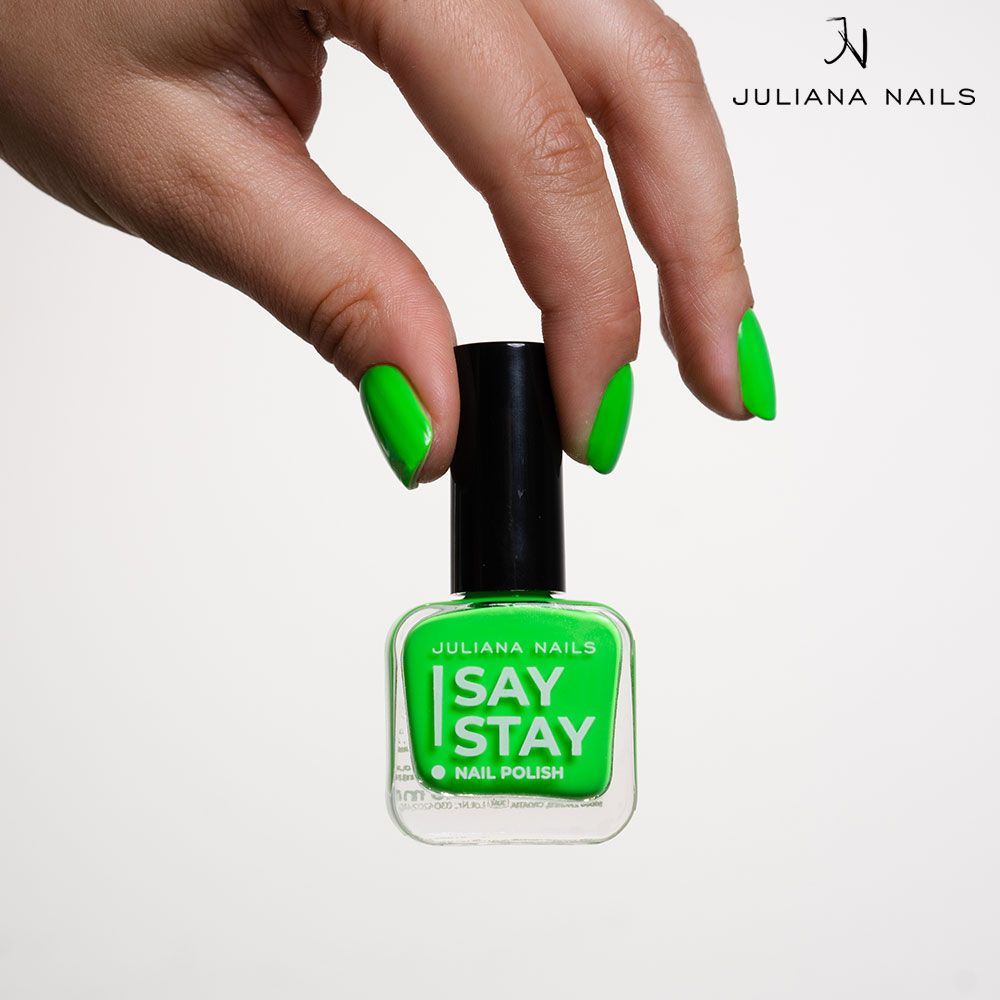 Say Stay! Nail Polish 10ml Neon Hashtag Green