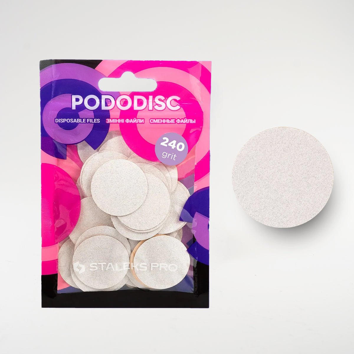 Pododisc zamjenski jastučići – Staleks Pro – L – sitna zrnatost (50 komada)