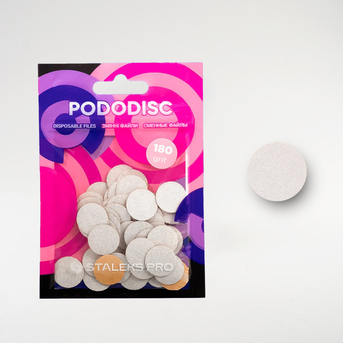 Pododisc zamjenski jastučići – Staleks Pro – S – srednja zrnatost (50 komada)