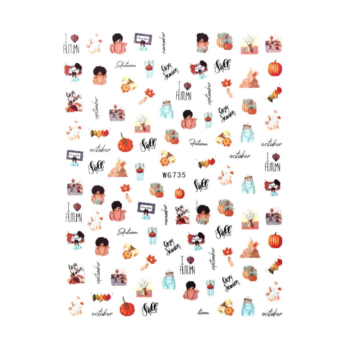 Nail Sticker – Cozy Fall 14