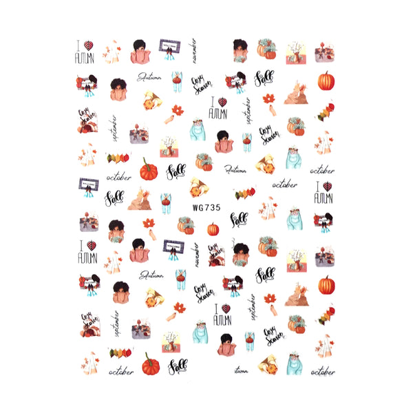 Nail Sticker – Cozy Fall 14