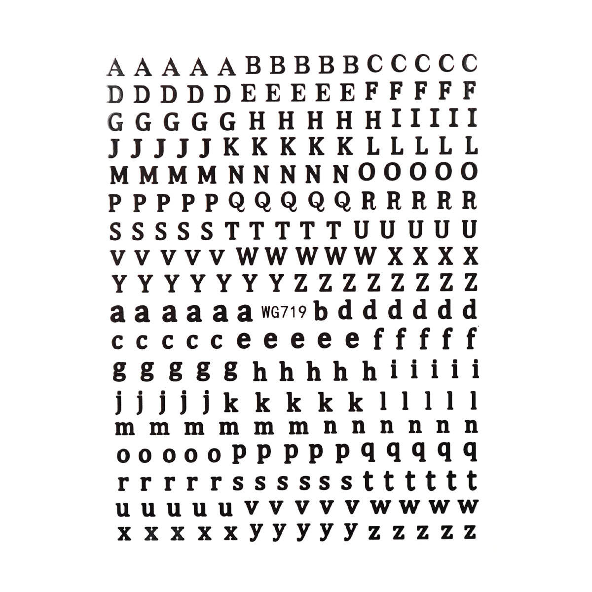 Nail Sticker – Letter Love 2