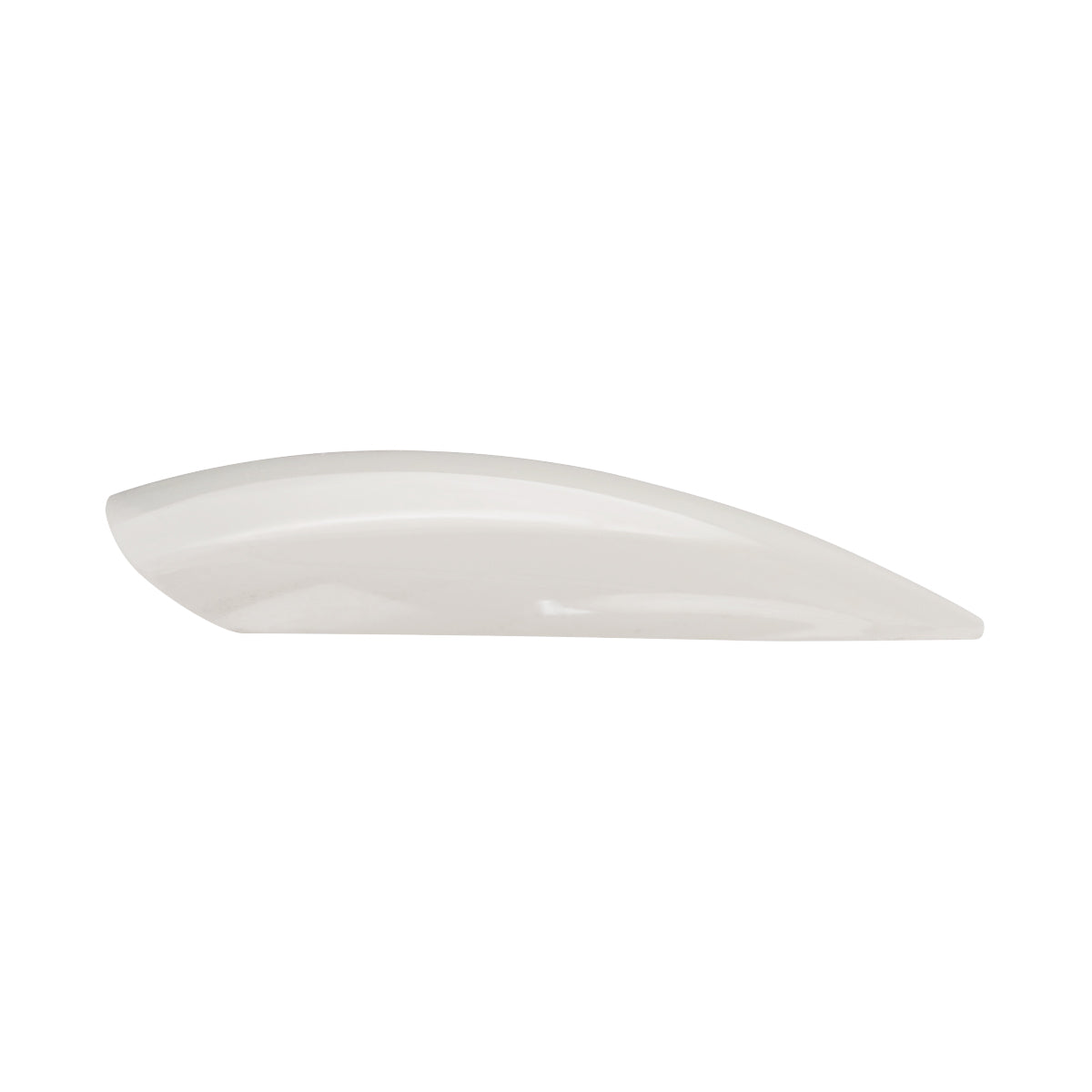 Press-On Fullcover Tips Milky White – Stiletto – Long (100 pcs.)