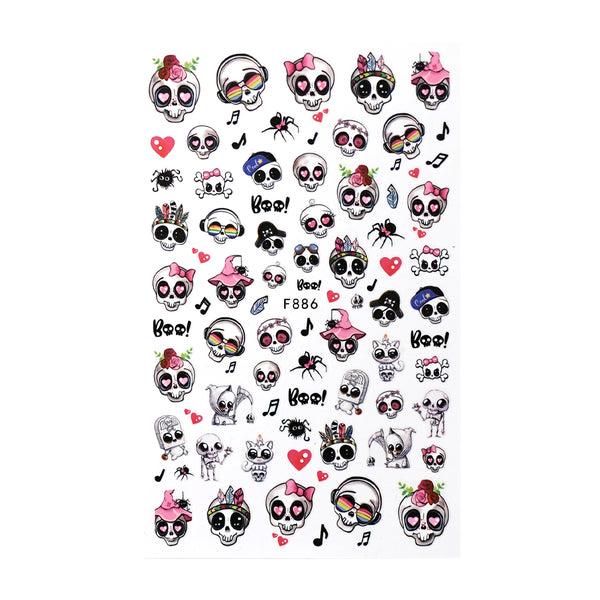 Nail Sticker - Creepy Halloween 3