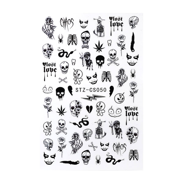 Nail Sticker - Creepy Halloween 6
