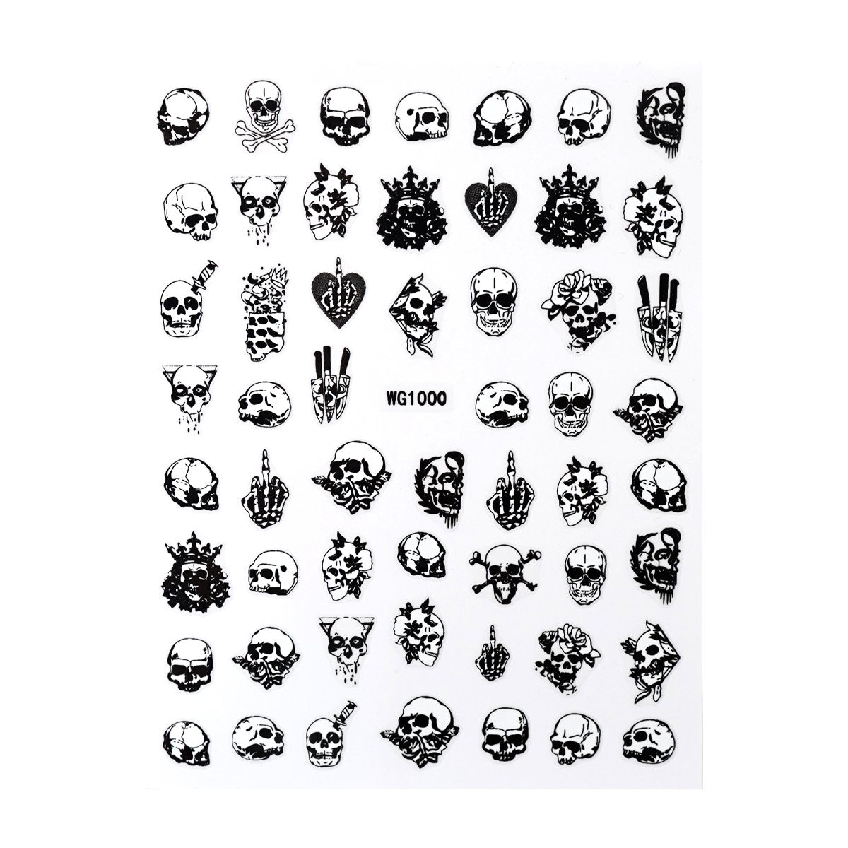 Nail Sticker - Creepy Halloween 8