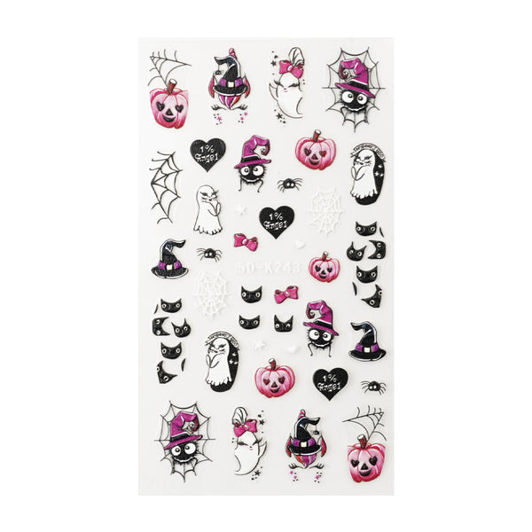 5D Nail Sticker - Trick Or Treat 1