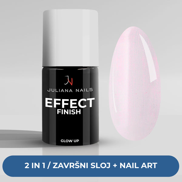 Gel Polish Effect Finish - Glow Up
