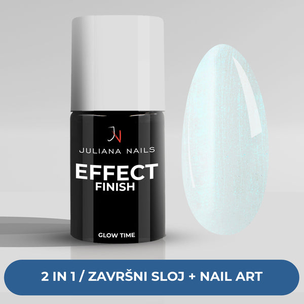 Gel Polish Effect Finish - Glow Time