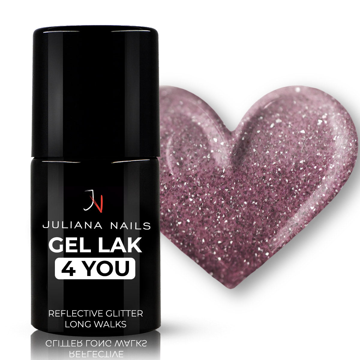 Gel Polish 4 YOU - Reflective Glitter Long Walks 6ml