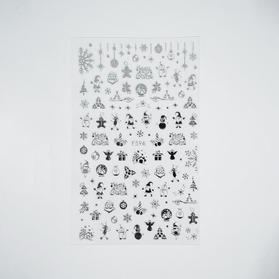 Nail Sticker - Christmas Lights 1