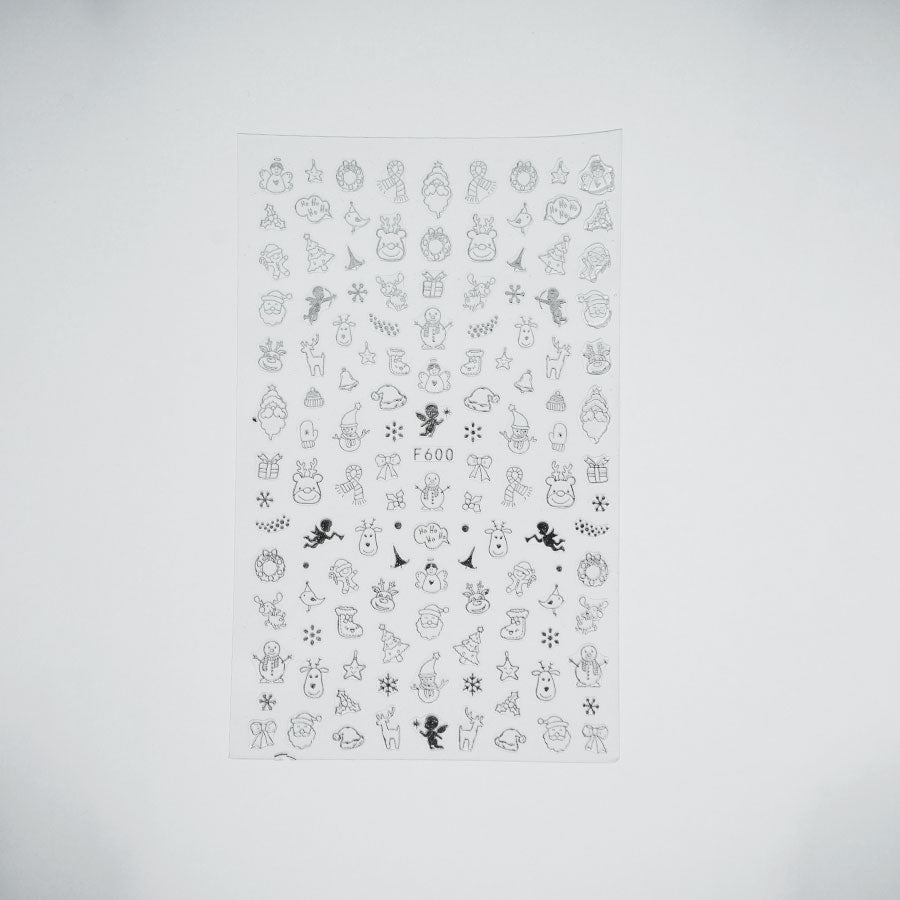 Nail Sticker - Christmas Lights 2