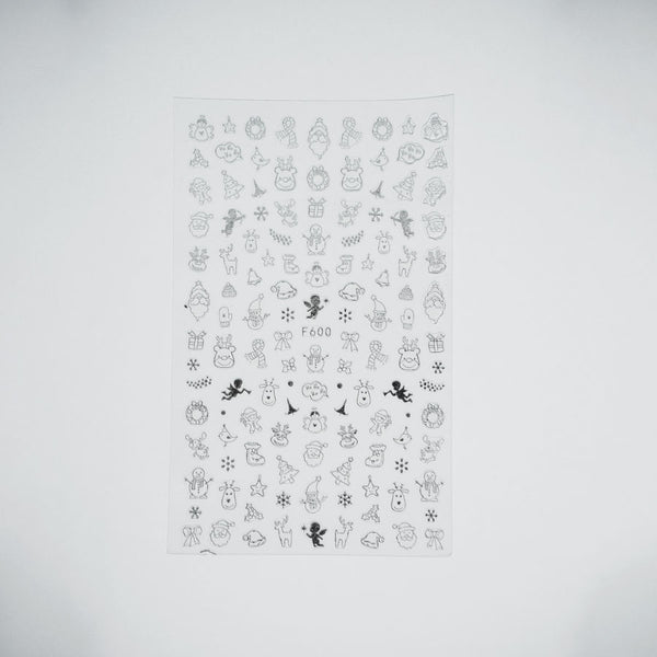 Nail Sticker - Christmas Lights 2