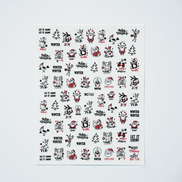 Nail Sticker - Christmas Lights 6