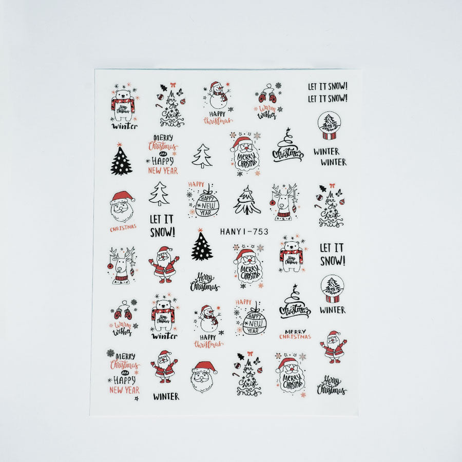 Nail Sticker - Christmas Lights 7