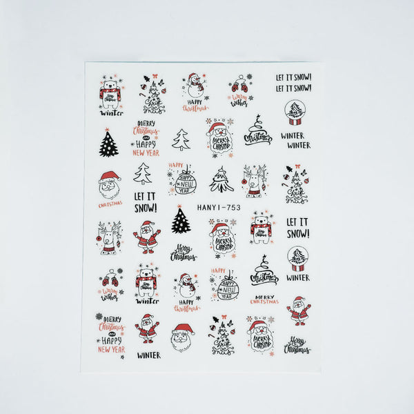 Nail Sticker - Christmas Lights 7