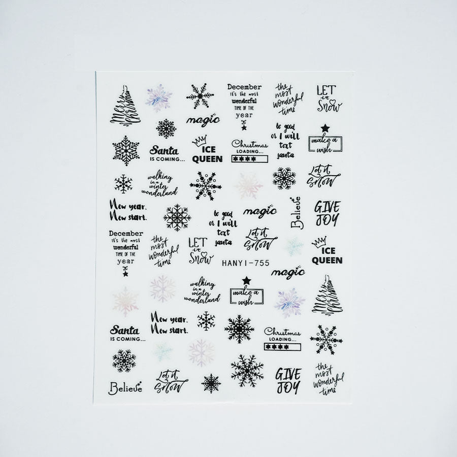 Nail Sticker - Christmas Lights 8