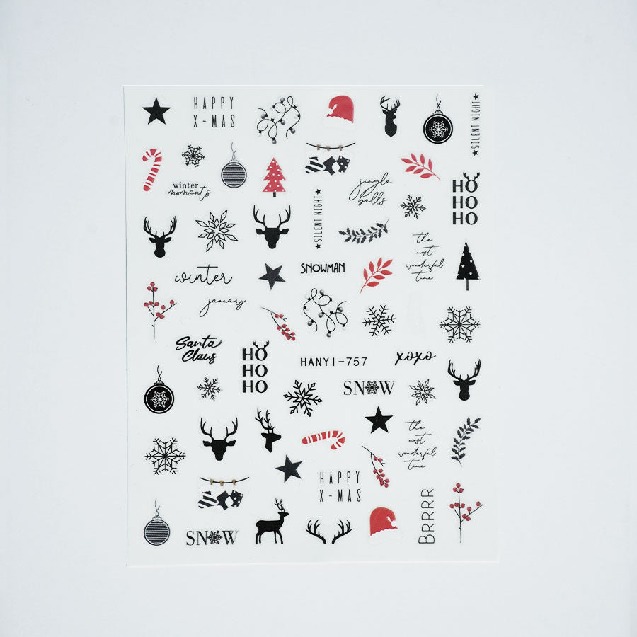Nail Sticker - Christmas Lights 9