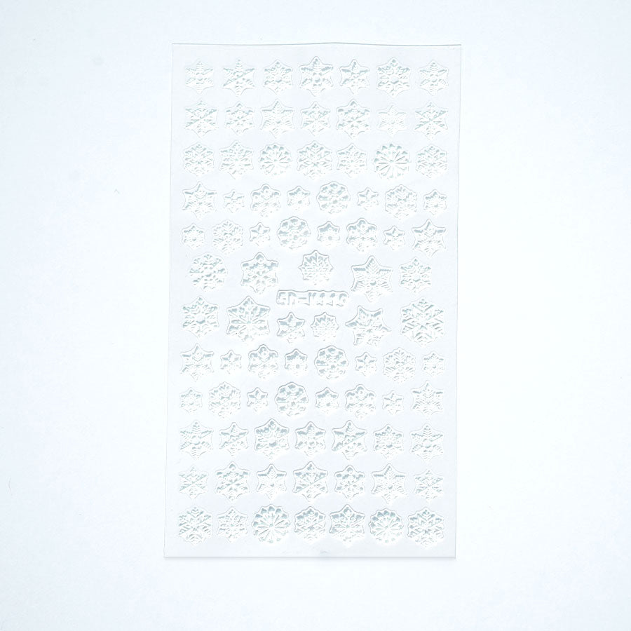 5D Nail Sticker - Snowfall
