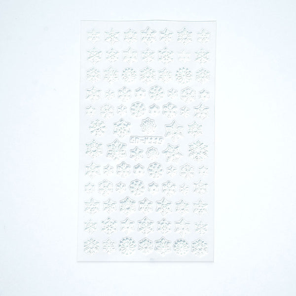 5D Nail Sticker - Snowfall