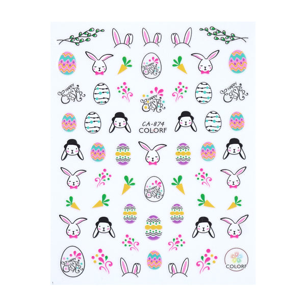 Nail Sticker - Happy Easter 2
