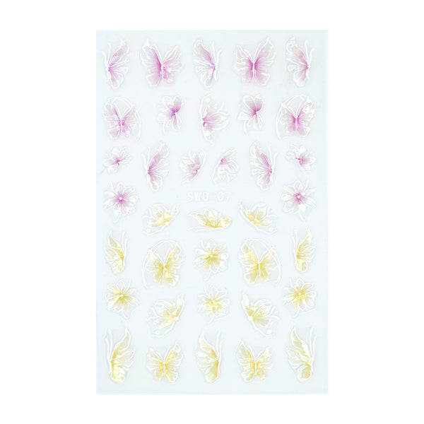 Nail Sticker - Dancing Butterflies 3