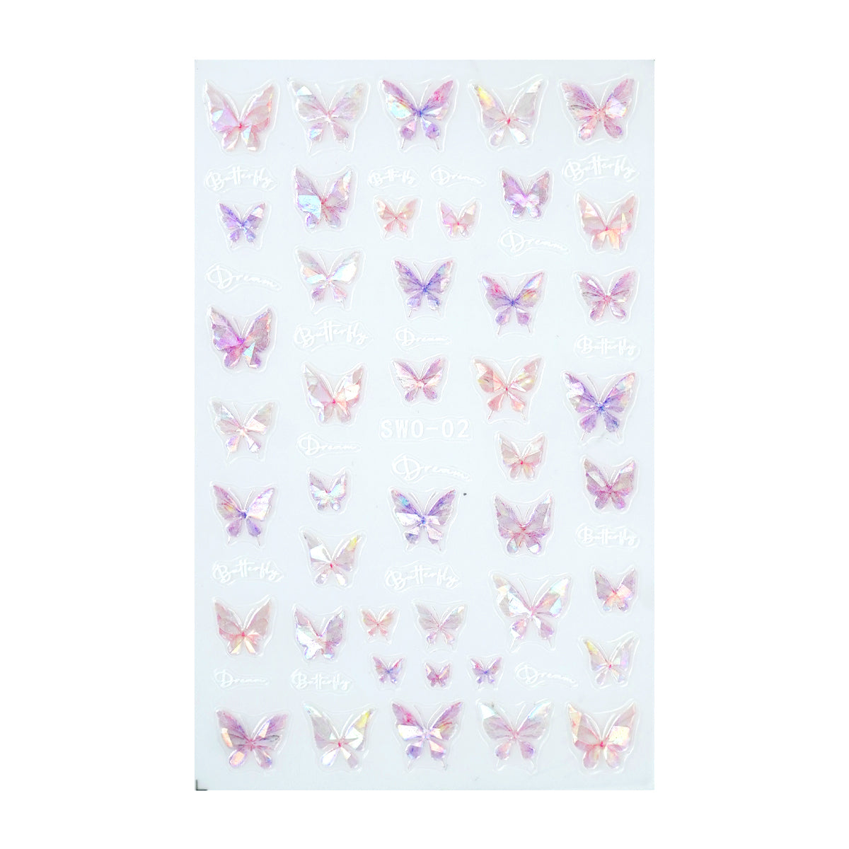 Nail Sticker - Dancing Butterflies 2