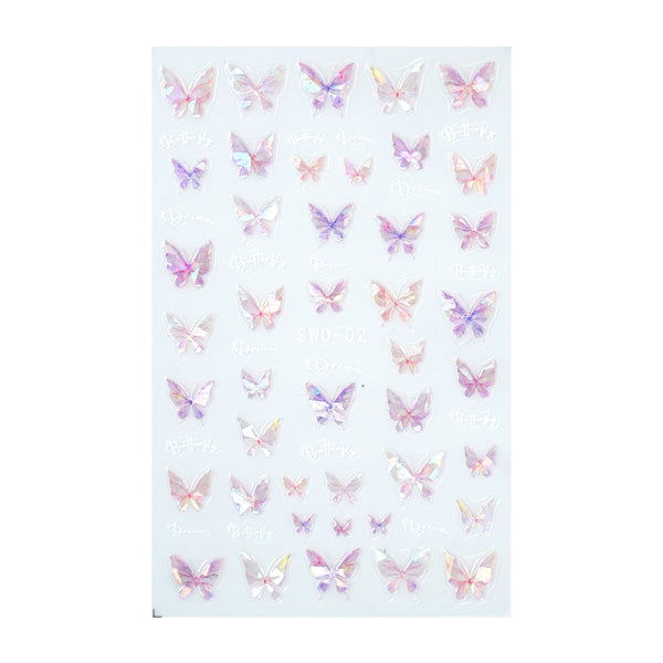 Nail Sticker - Dancing Butterflies 2