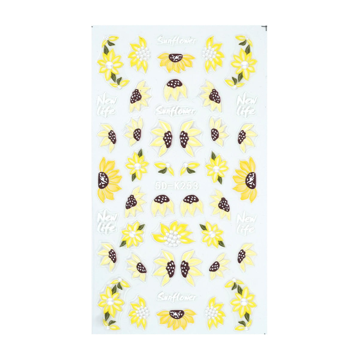 5D Nail Sticker - Flower Bowl 3