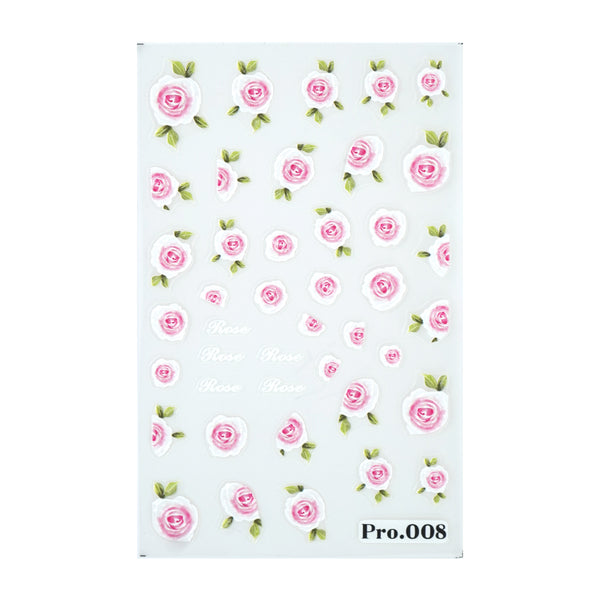5D Nail Sticker - Flower Bowl 4