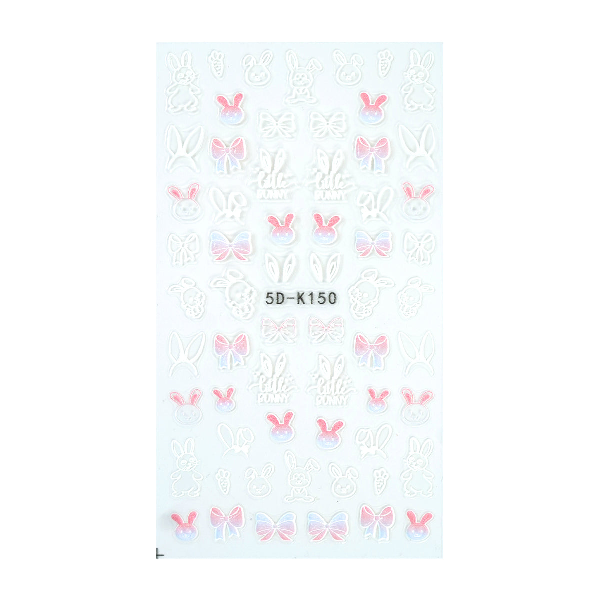 5D Nail Sticker - Bunny Kisses 1