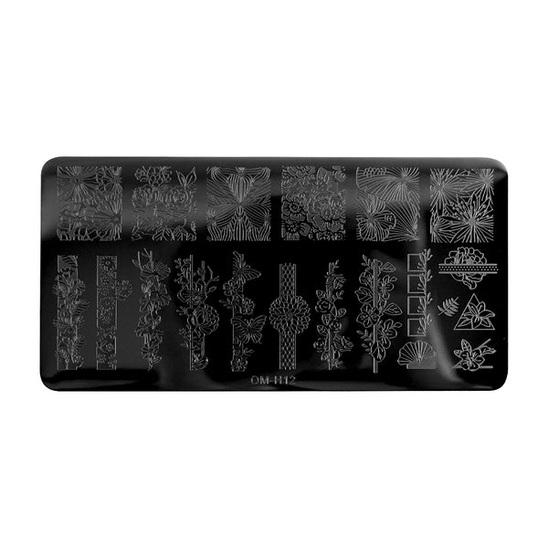 Stamping Template - Flower Power