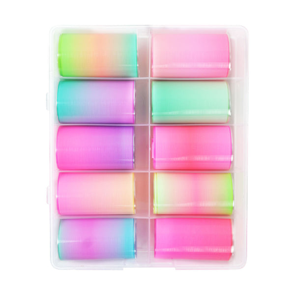 Transfer Foil Set - Colorful Ombre