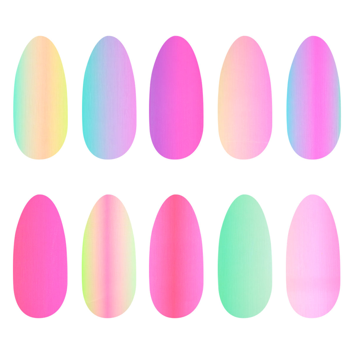 Transfer Foil Set - Colorful Ombre