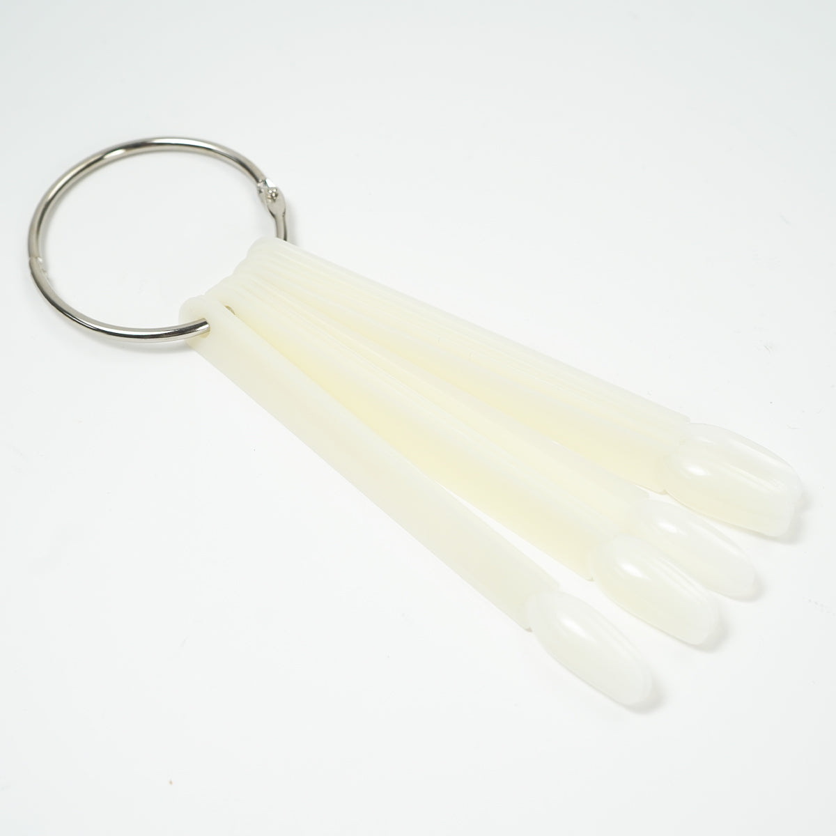 Show Tips with Metal Ring - Almond - Natural (50 pcs.)