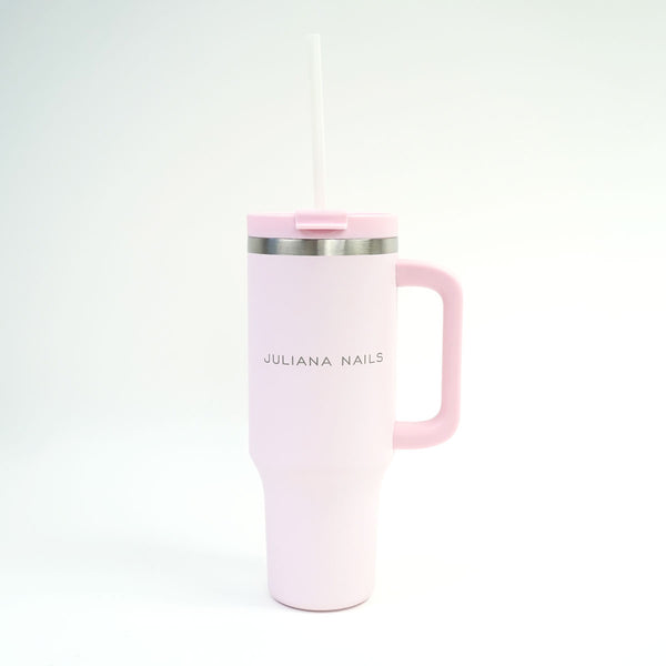 Thermal Stainless Steel Cup with Straw 1.18L - Juliana Nails