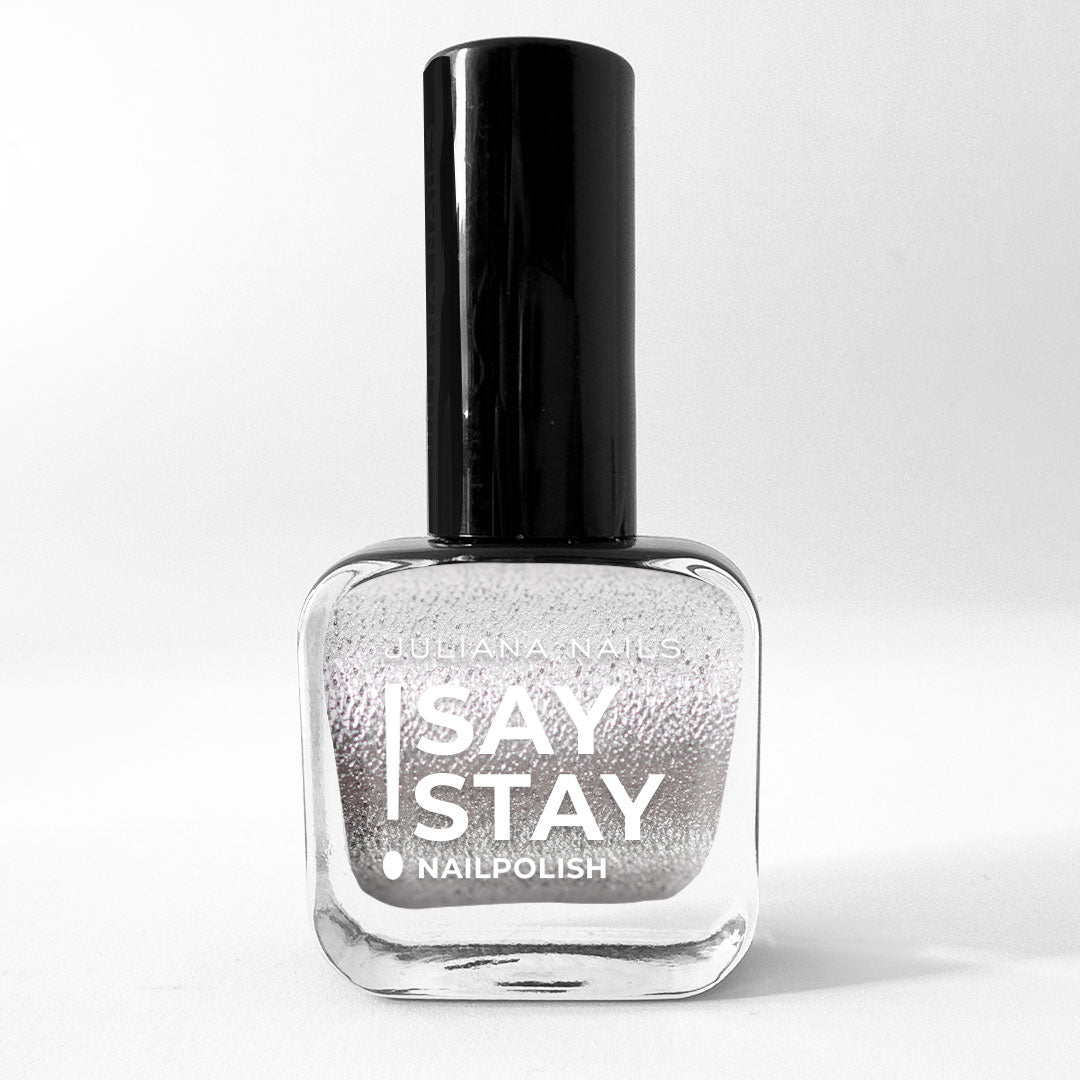 Say Stay! Nail Polish 10ml - Chrome Silver Stiletto