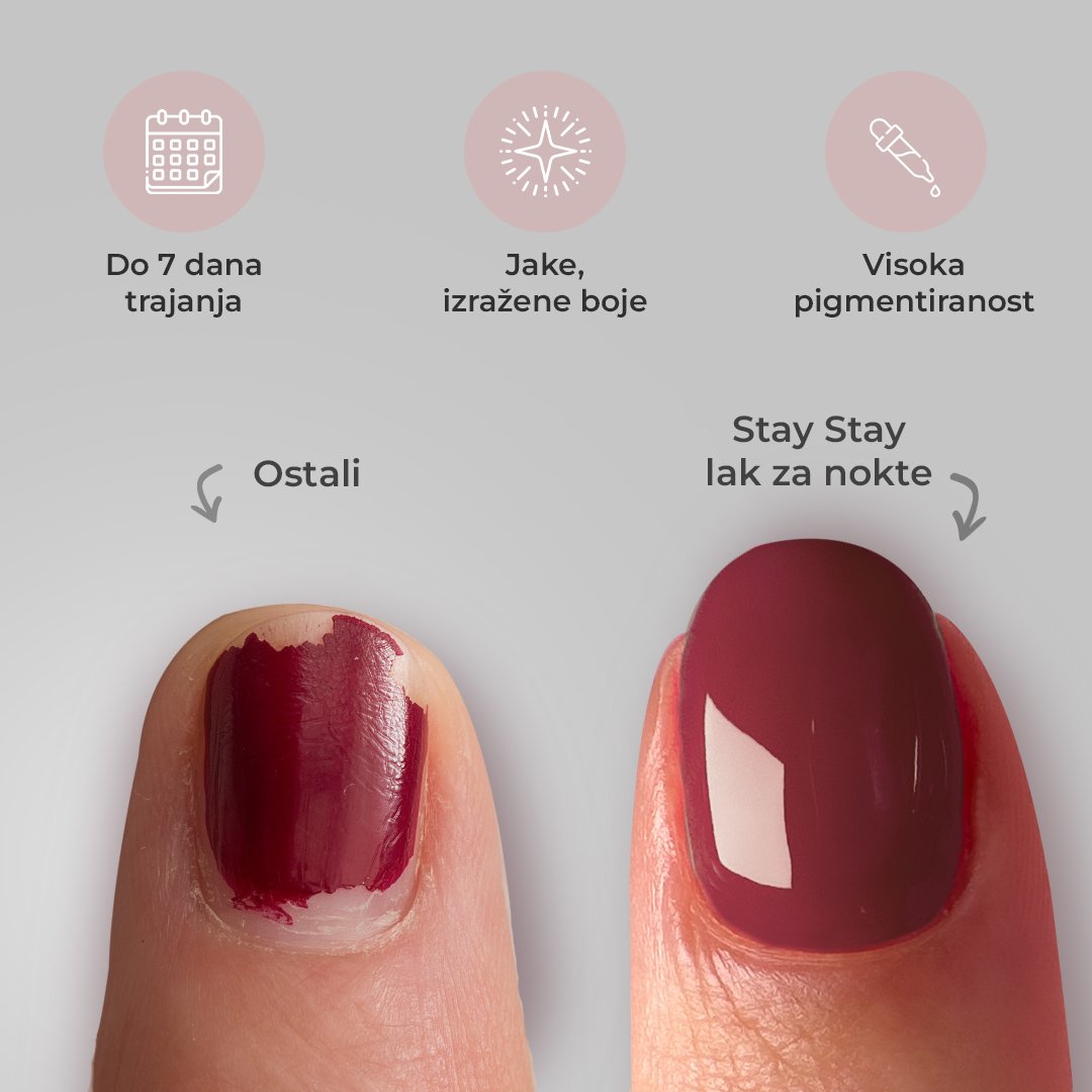 Say Stay! Nail Polish 10ml - Chrome Silver Stiletto