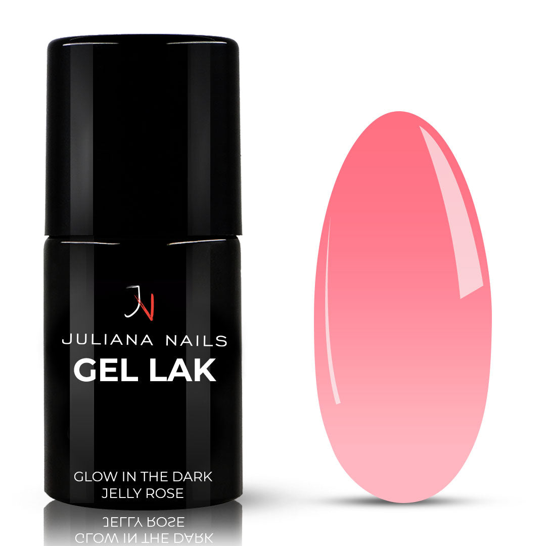 Glow In The Dark Jelly Rose Gel Polish 6ml