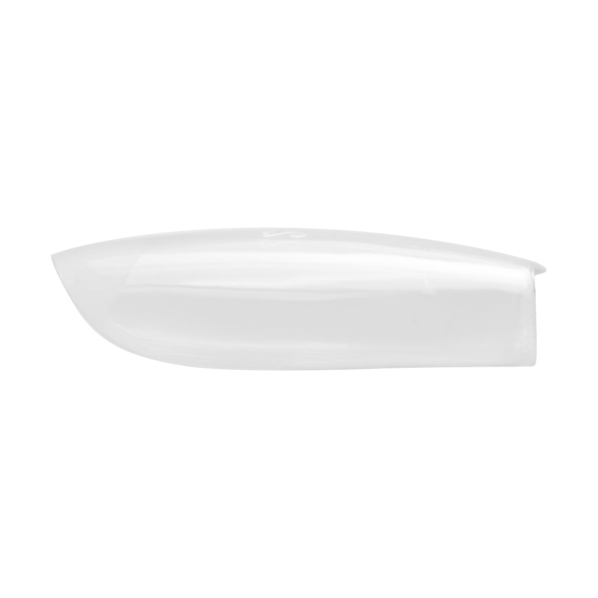 Easy Guide - Press-On Fullcover Tips Clear – Coffin - Short (100 pcs.)
