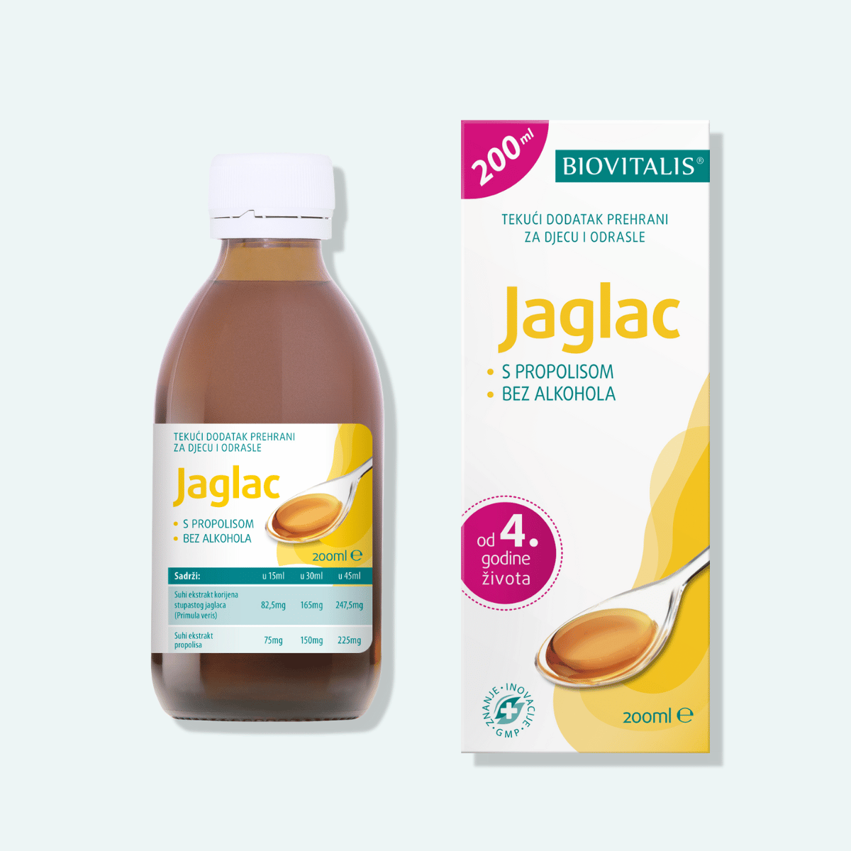 Biovitalis Jaglac prirodan sirup protiv kašlja