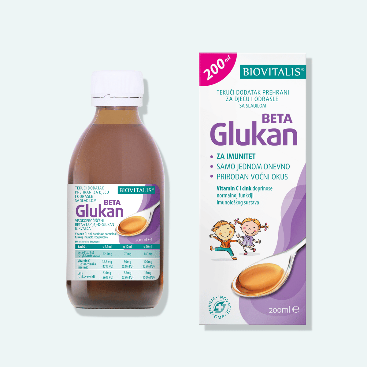 Biovitalis Beta Glukan sirup za jačanje imuniteta