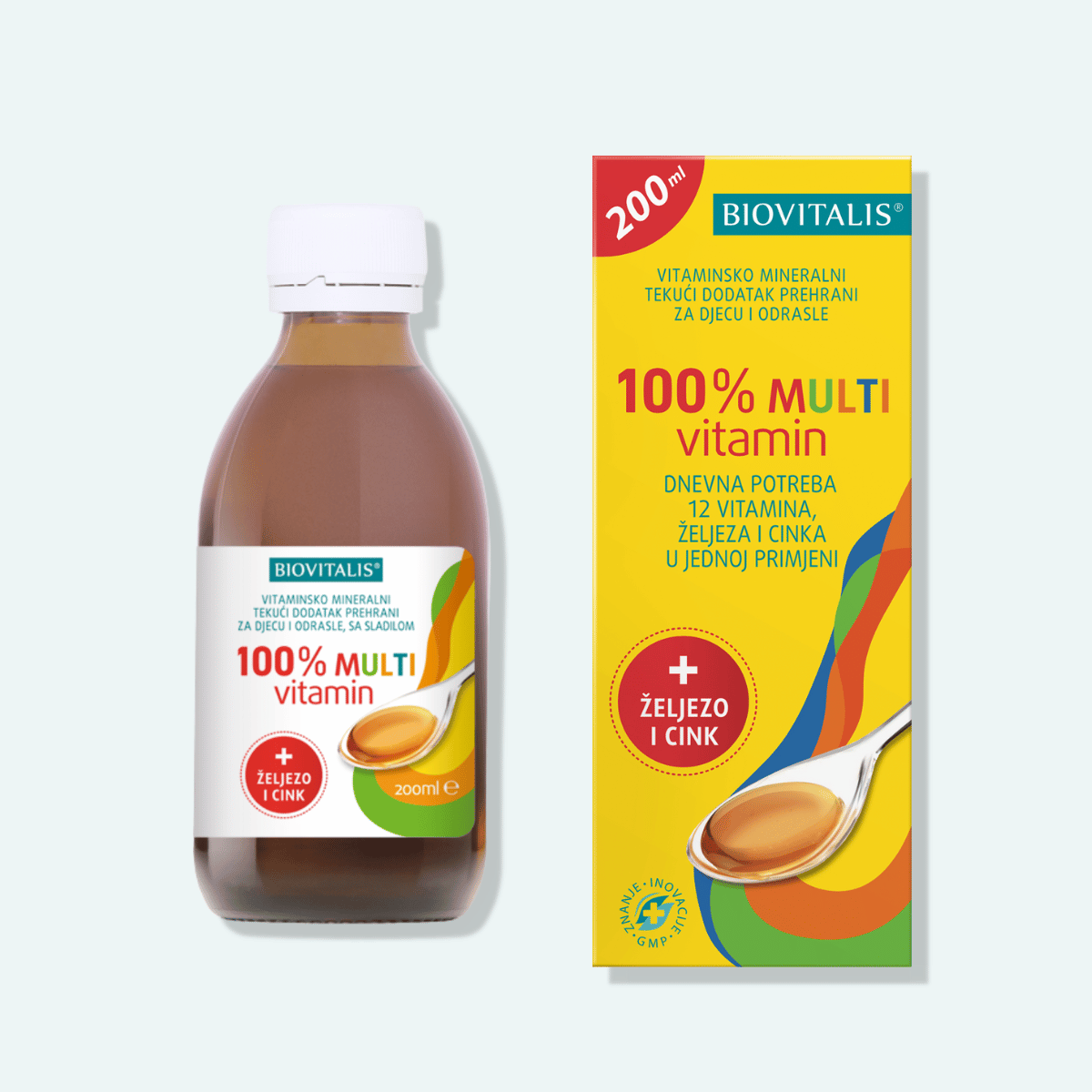 Biovitalis sirup sa 100% dnevne vrijednosti vitamina