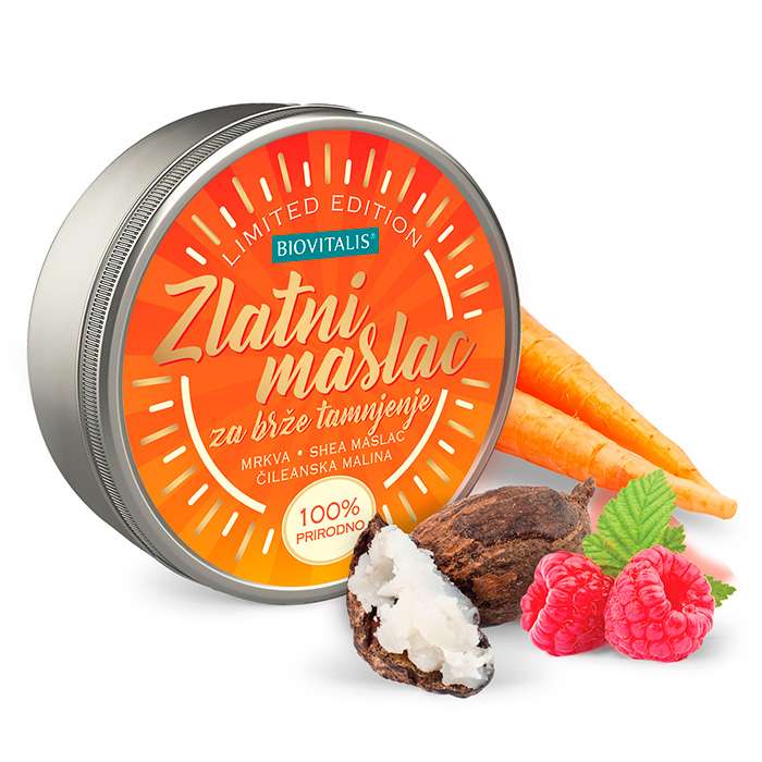 Zlatno maslo za brže tamnjenje