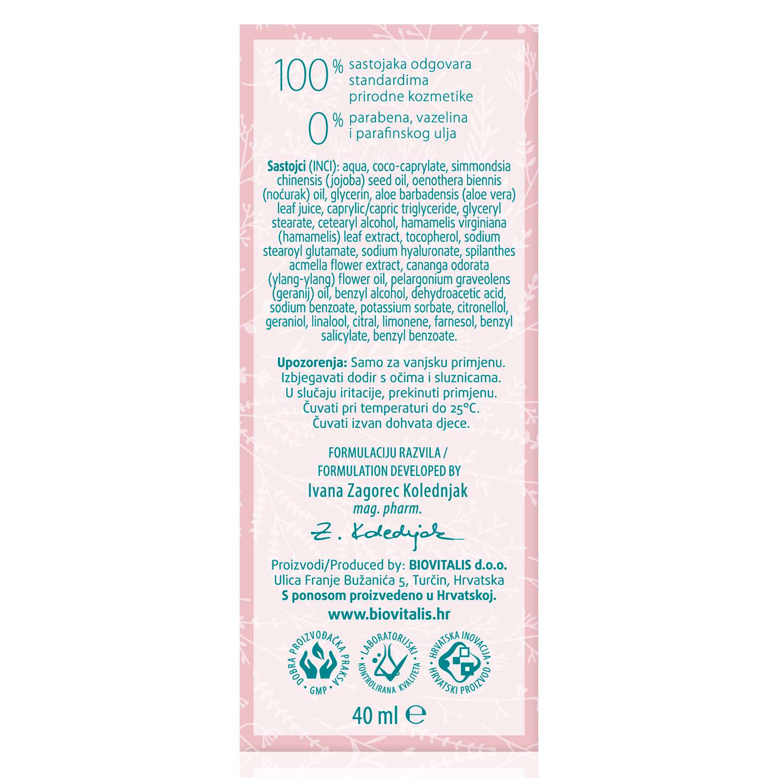 Krema protiv bora za kožu 30+/40+