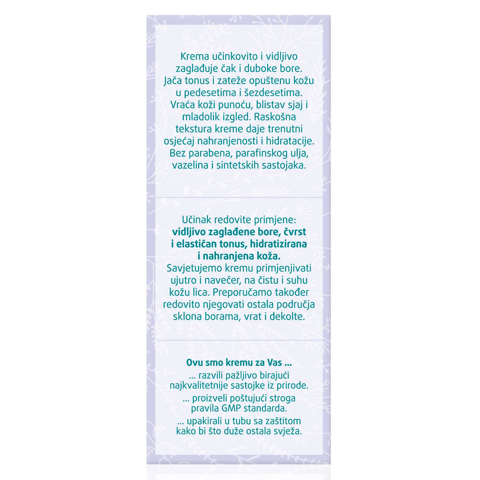 Cream for Skin with Wrinkles 50+/60+