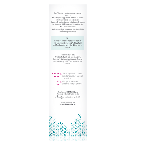 AKUT Balm for the care of very dry skin prone to atopy