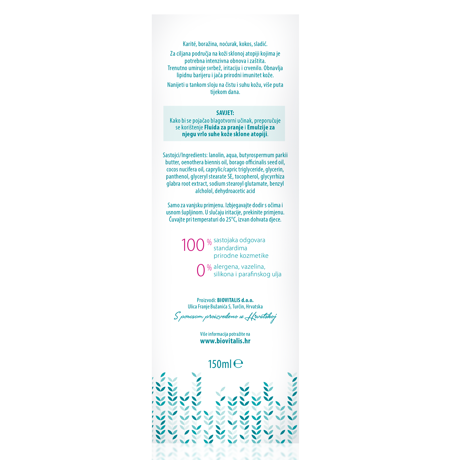 AKUT Balm for the care of very dry skin prone to atopy